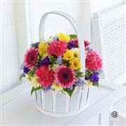 Spring Basket with Rose Wine 13